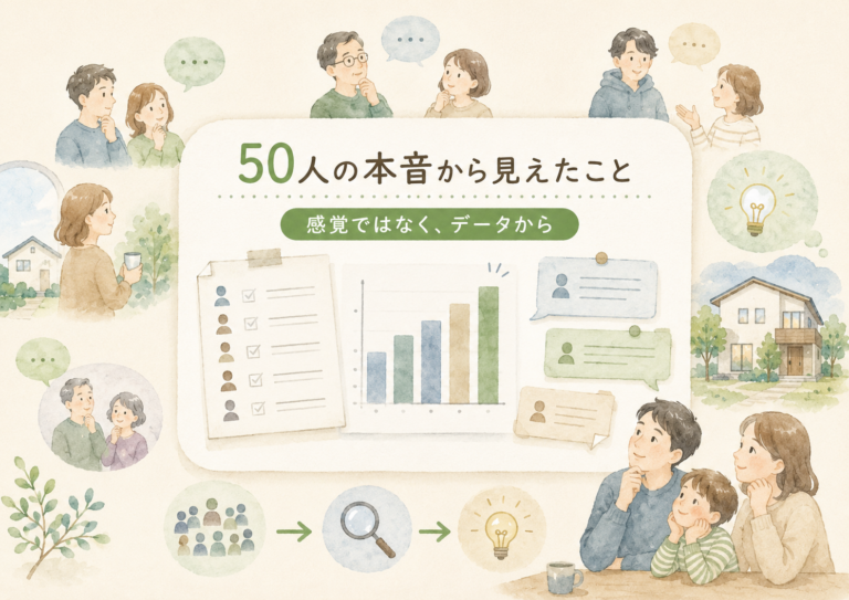 デジタル住宅展示場はどうやって作られたか。50人に聞いてわかった住宅業界の本当の問題